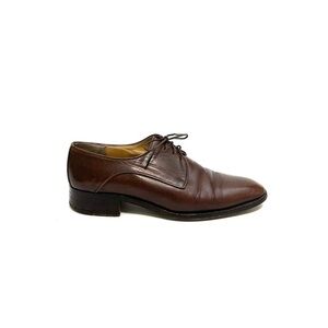 GUCCI | Vintage 1970s mens brown leather formal lace up oxfords